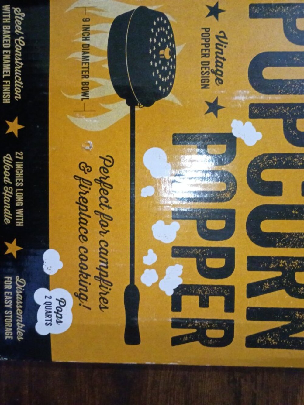 Rome Campfire Popcorn Popper - New in Box